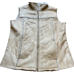 Wind river faux suede winter/fall vest size medium